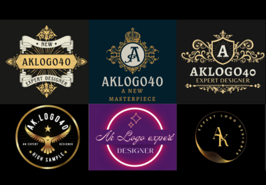 Professional Unique Logo Design With in 10 hrs Delivery 