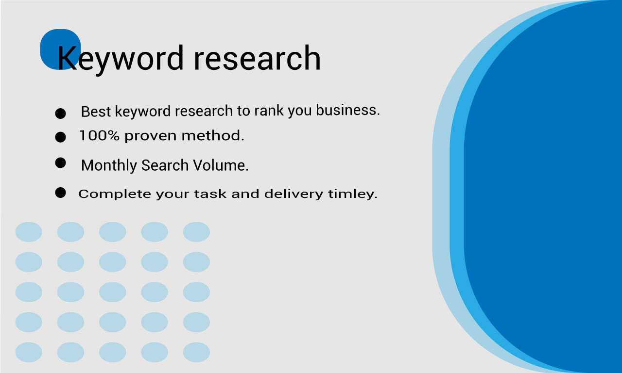 I will do Keyword Research for Optimal Visibility and Success