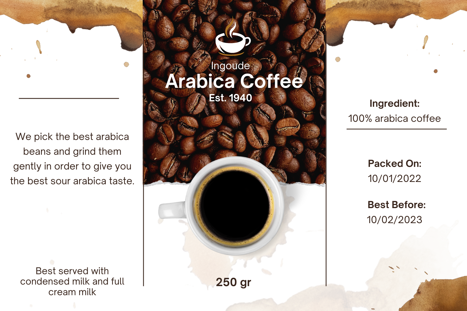 I will offer custom designs for packaging, labels, and stickers