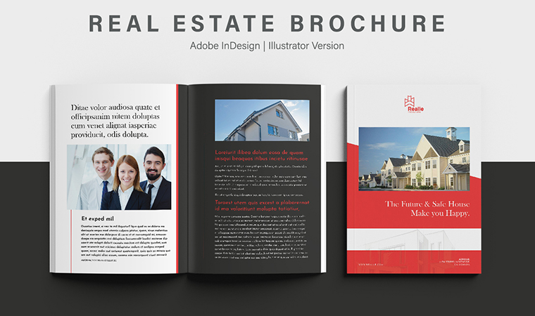 I will design offering memorandum or property brochure for real estate redesign
