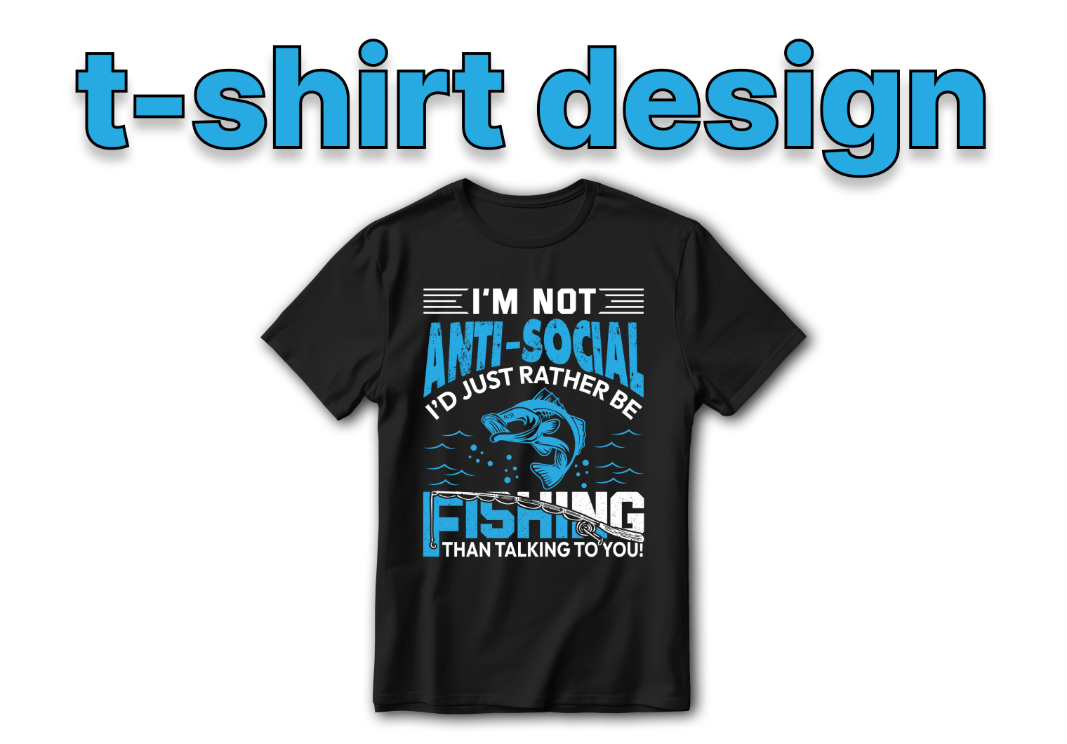 I will make any type of t-shirt design for you 