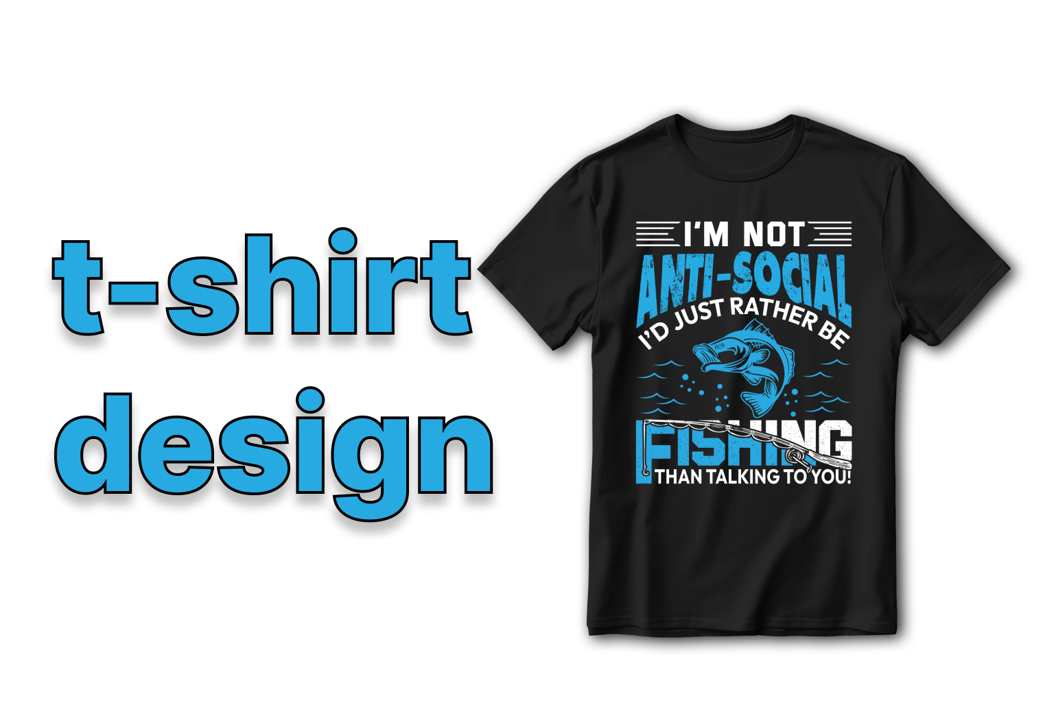 I will make any type of t-shirt design for you 