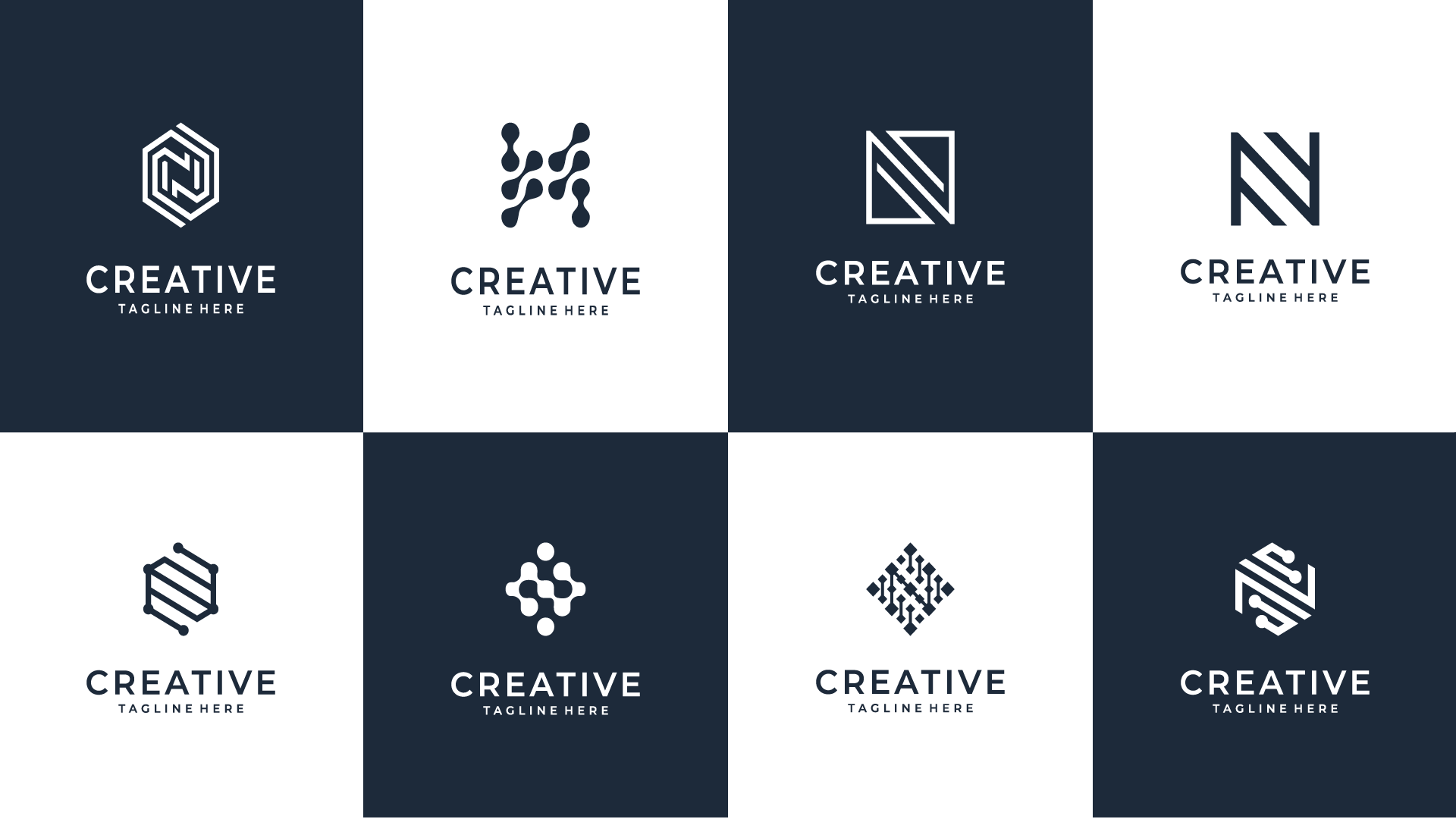 vintage retro minimalist business logo brand kit for business