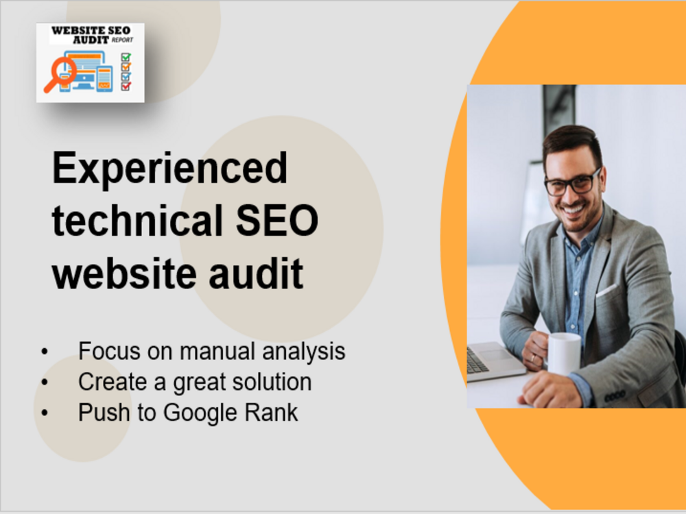 I will provide a SEO audit report with an action plan