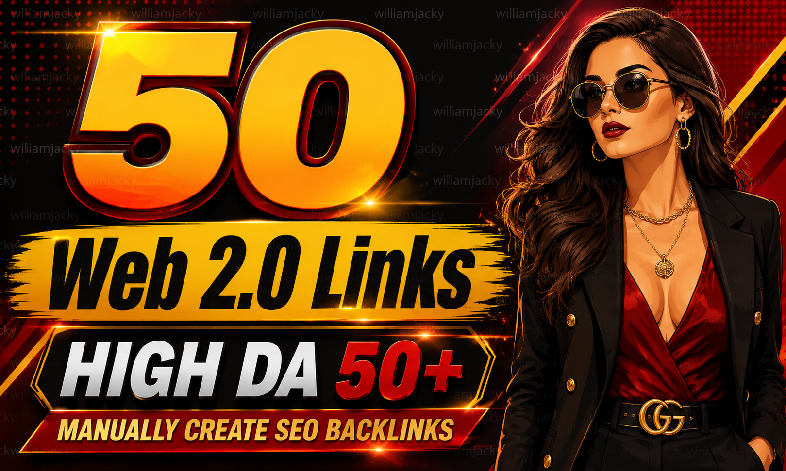 Get High Quality 50 Web 2.0 SEO Dofollow Backlinks Hi...