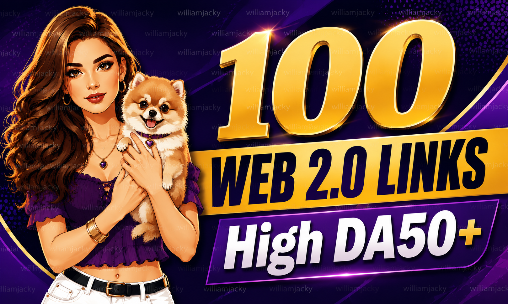 100 Web 2.0 Powerful Contexual, Dofollow, High DA 50 SEO Backlinks
