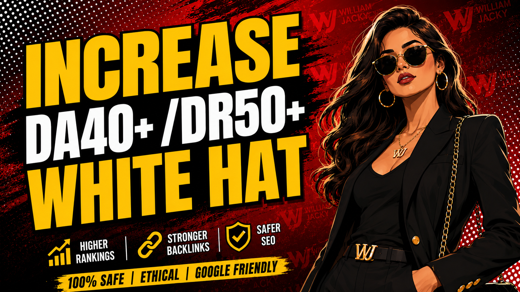 Increase DA/DR White Hat SEO DA40+ DR50+ Best Quality SEO Backlinks