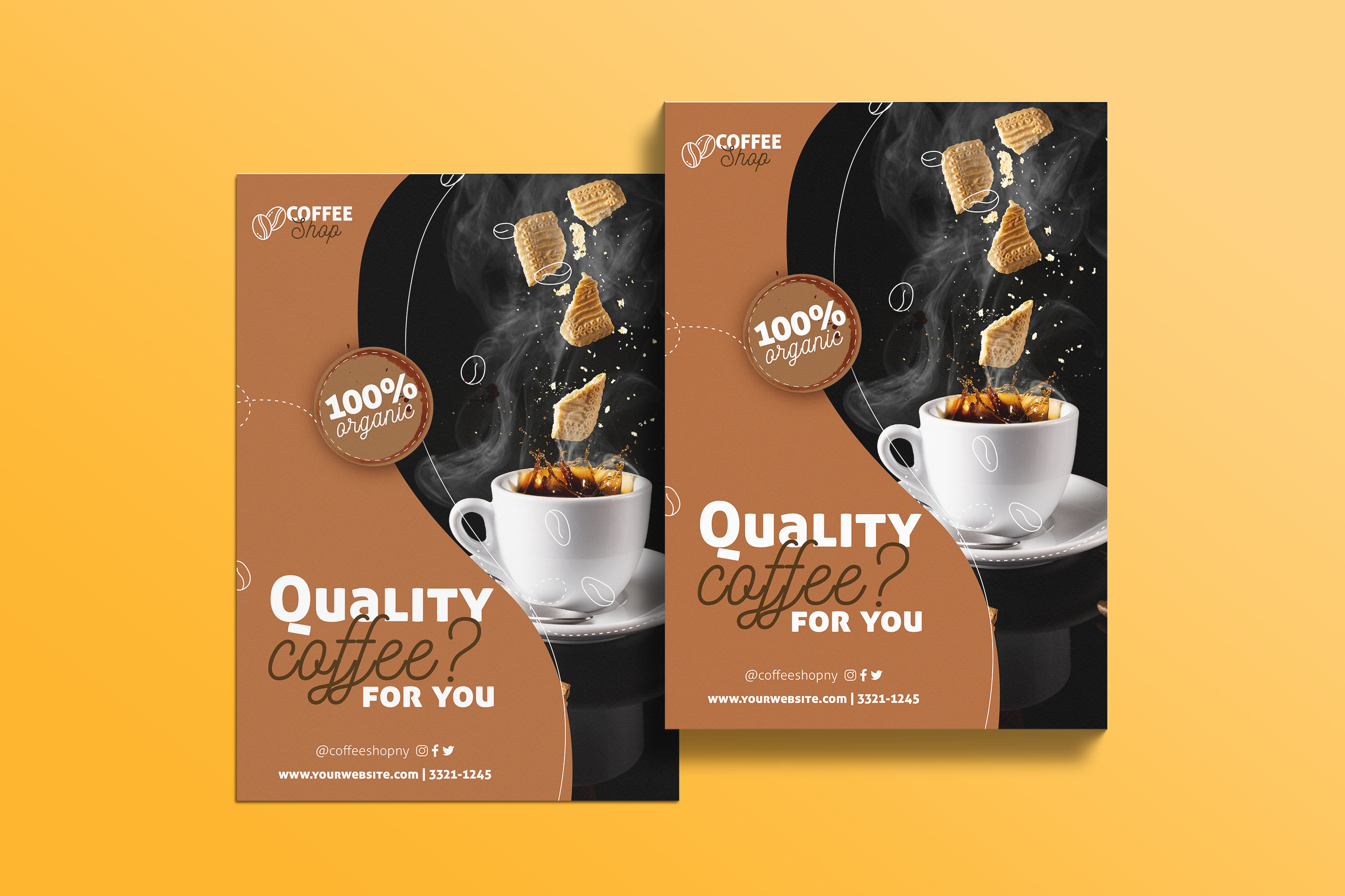 I will design a unique food flyer