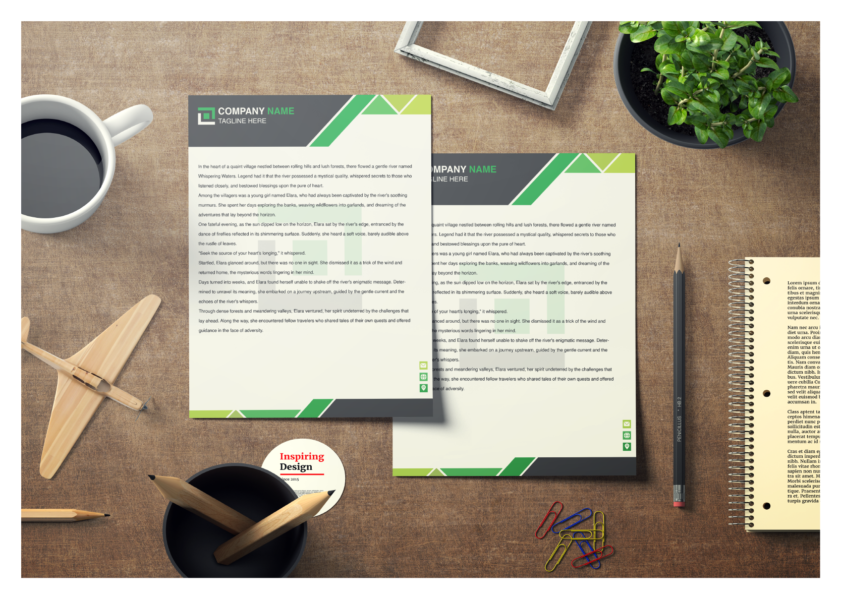 I will design professional letterhead specifically for your company.