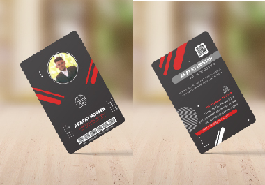 I will design Professional id cards, id badges, lanyards, and identity cards