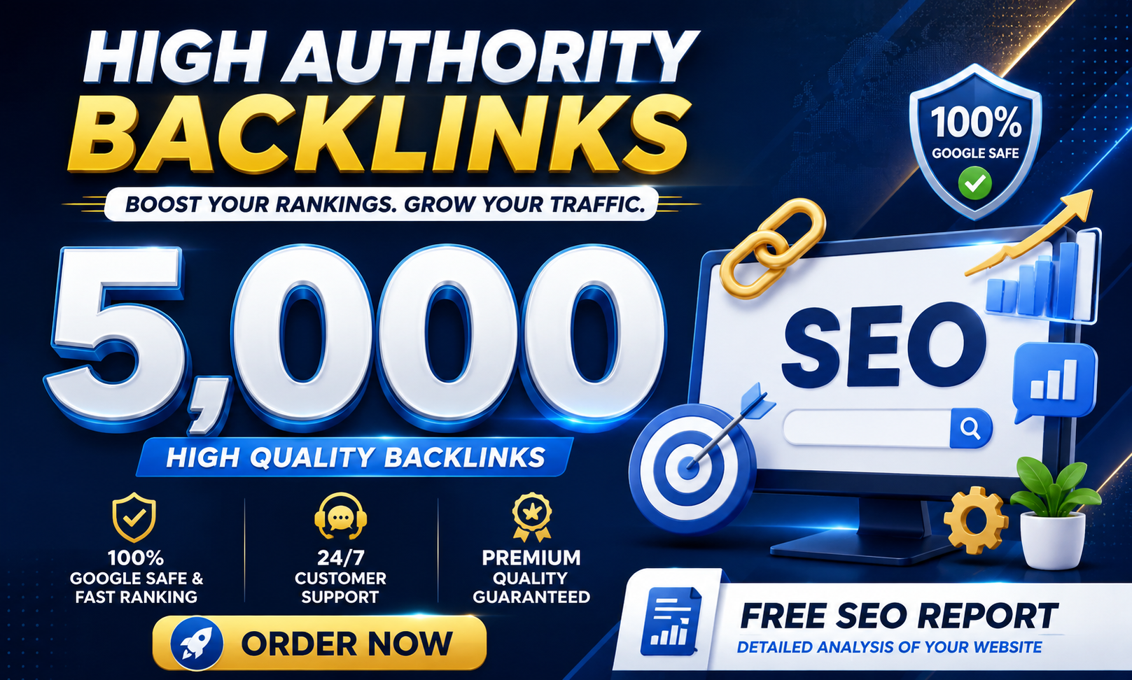 5,000 Dofollow Backlinks High-Quality SEO Link Buildi...