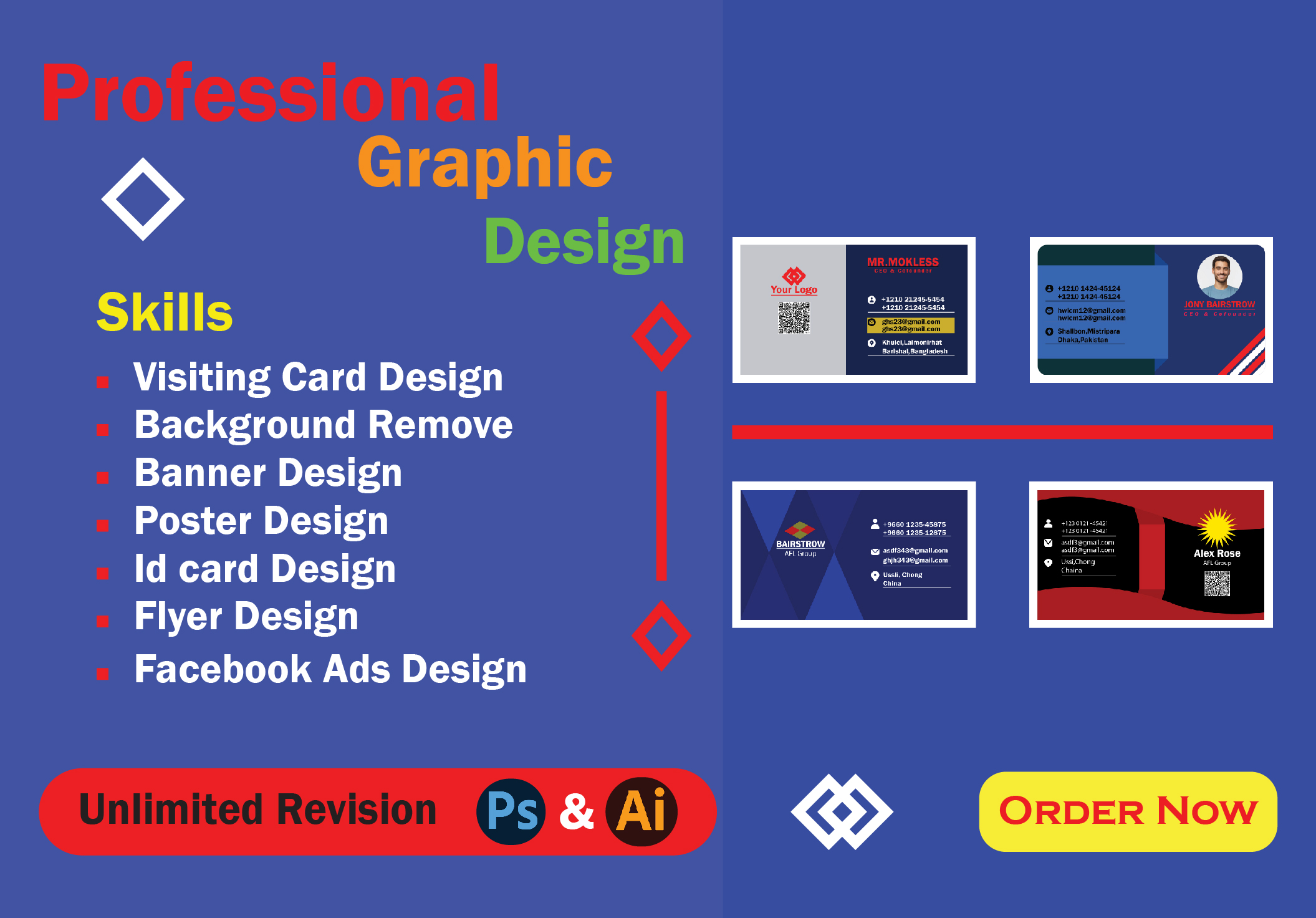 I will do any creative design for you