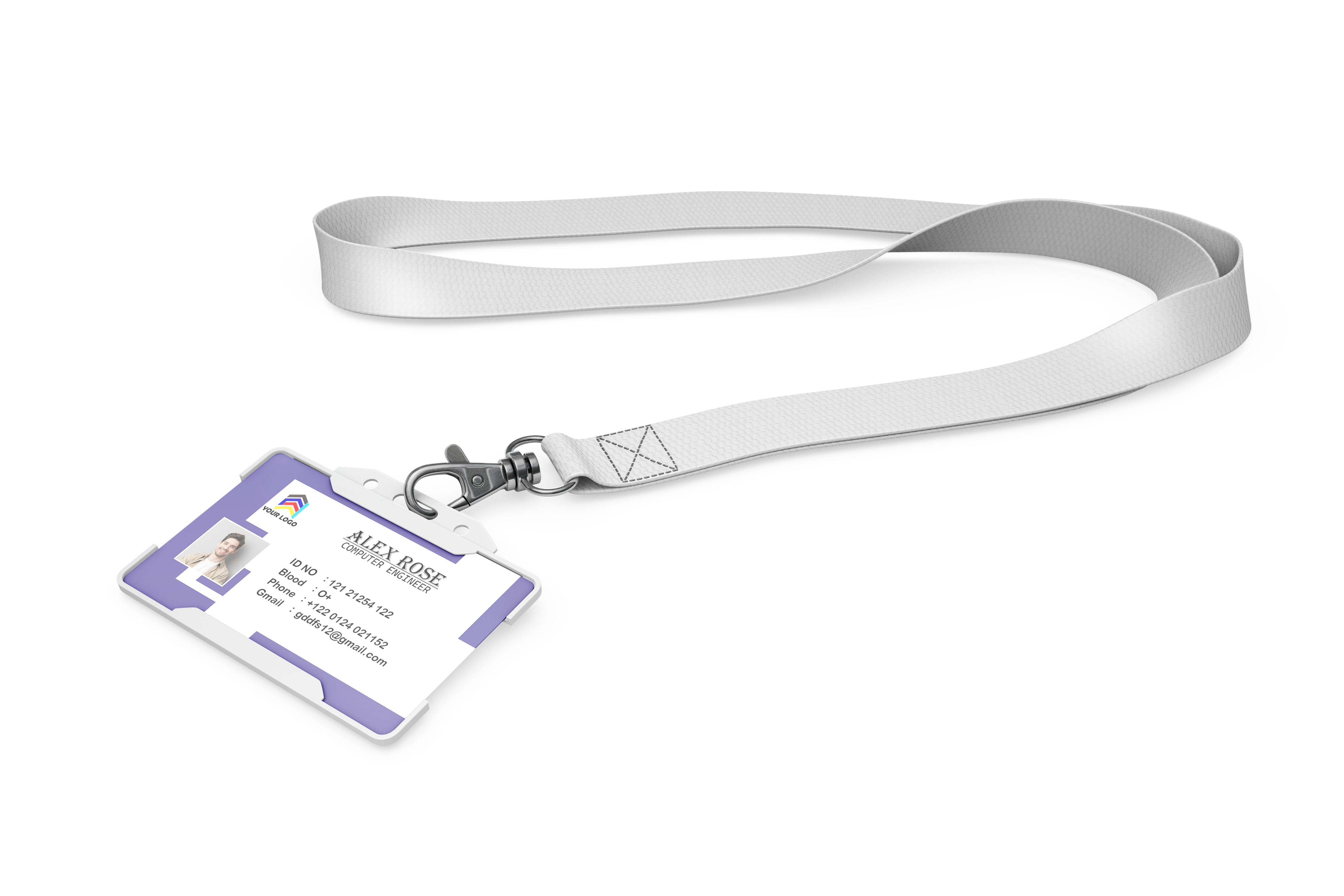 I will create eye catching id badge, id card