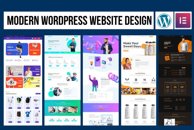 will build a wordpress landing page using elementor in 12 hours
