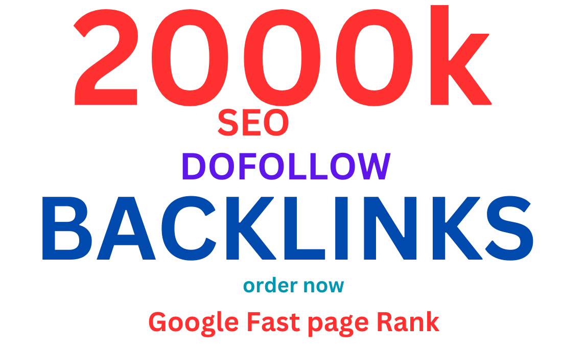I will do 200k dofollow backlinks for off page seo