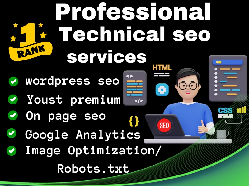 I will do on page seo,techical seo optimization for wordpress with yoast.