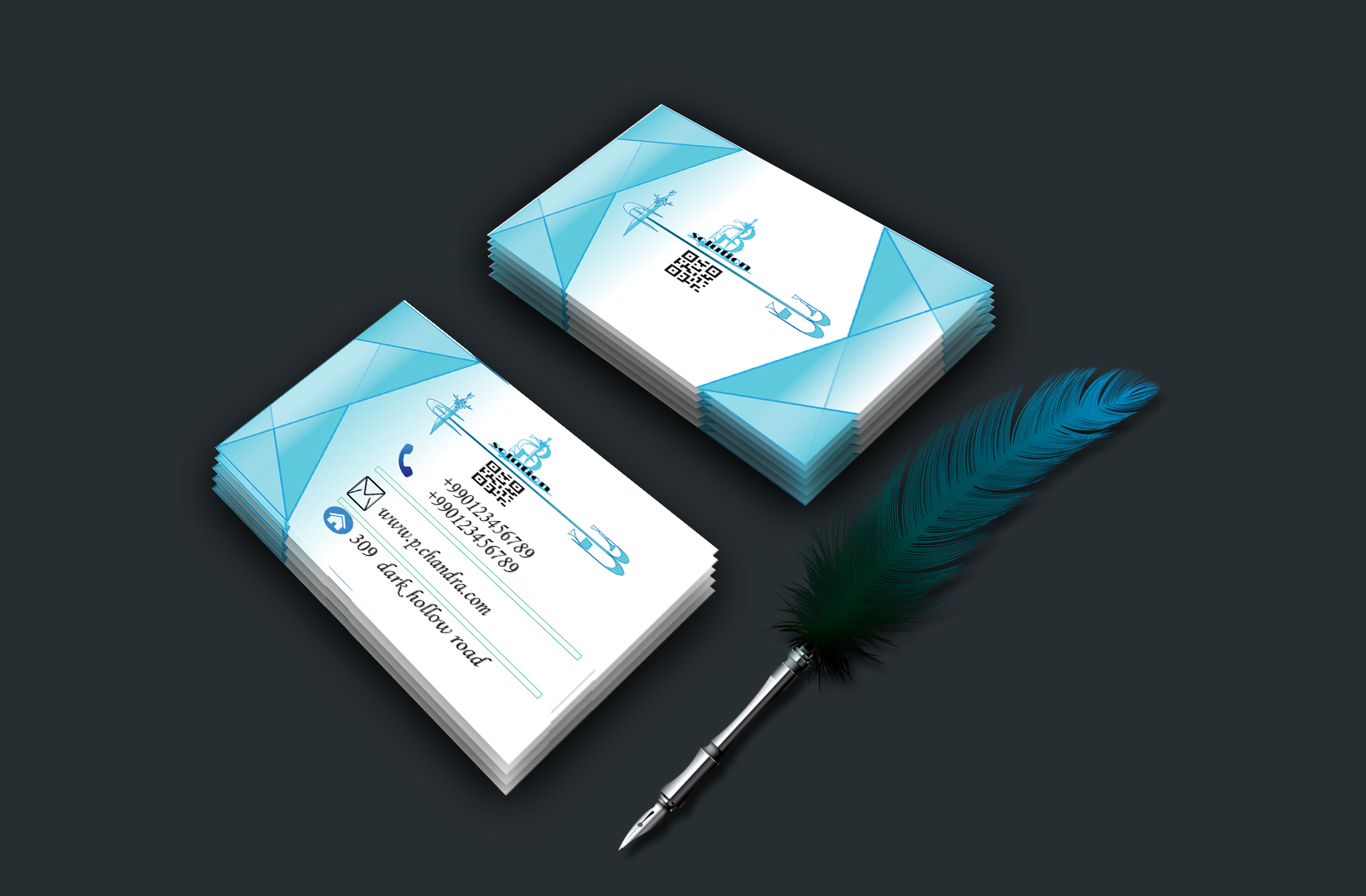 I will create 3 Unique Business Card Design to Set You Apart"
