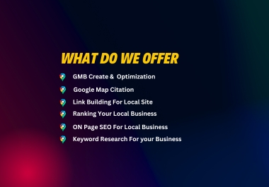 Google My Business optimize & create for your local business, gmb ranking, local SEO