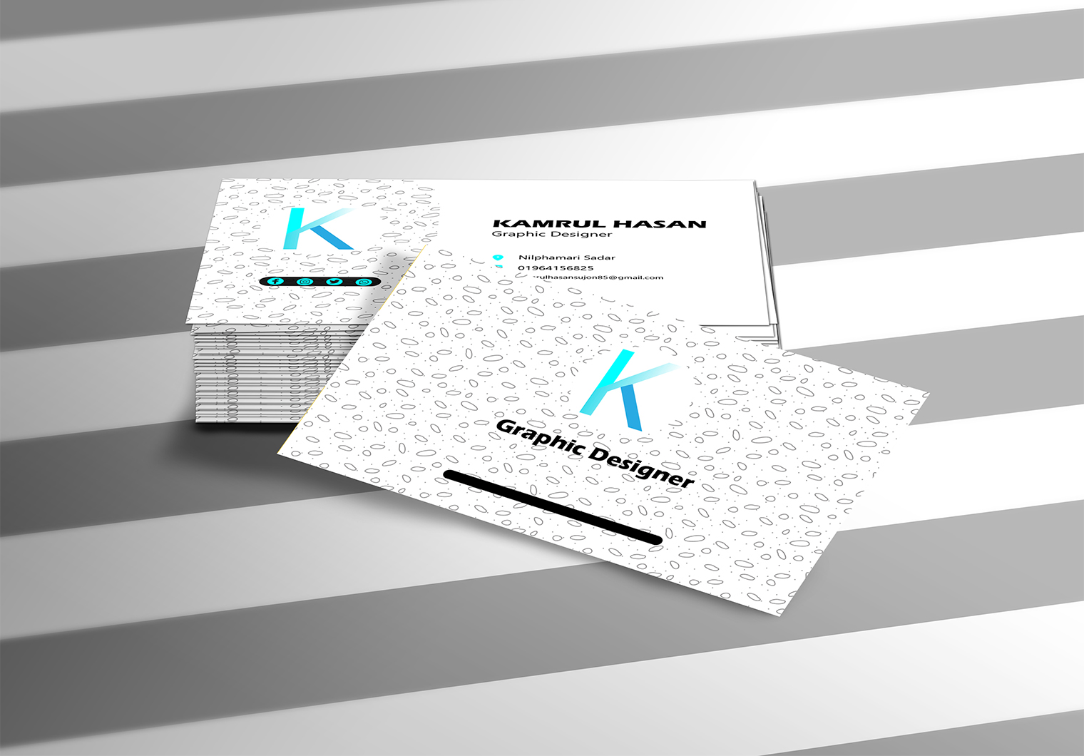 I will do luxury modern minimalistic business card and business logo design with a QR code