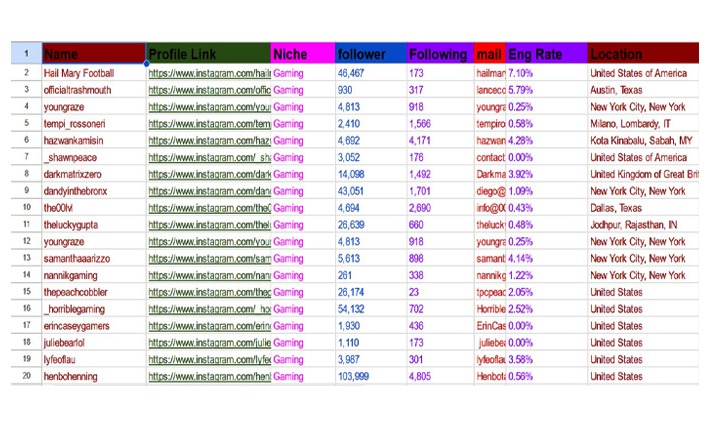 I will find the best Social media influencer