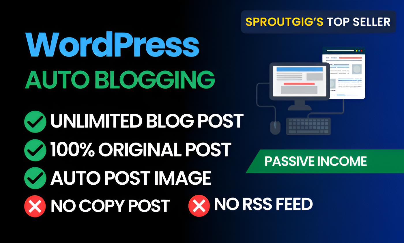I Will Setup WordPress Auto Posting With 100% Original Articles (Fully on Autopilot)