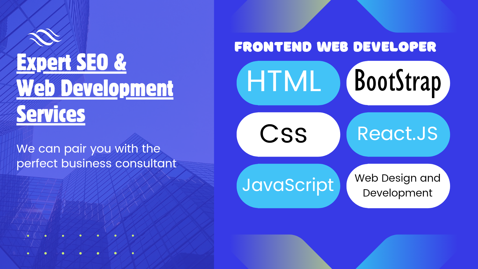 "Expert Frontend Developer: HTML, CSS, JavaScript, Bootstrap, React.js Services"