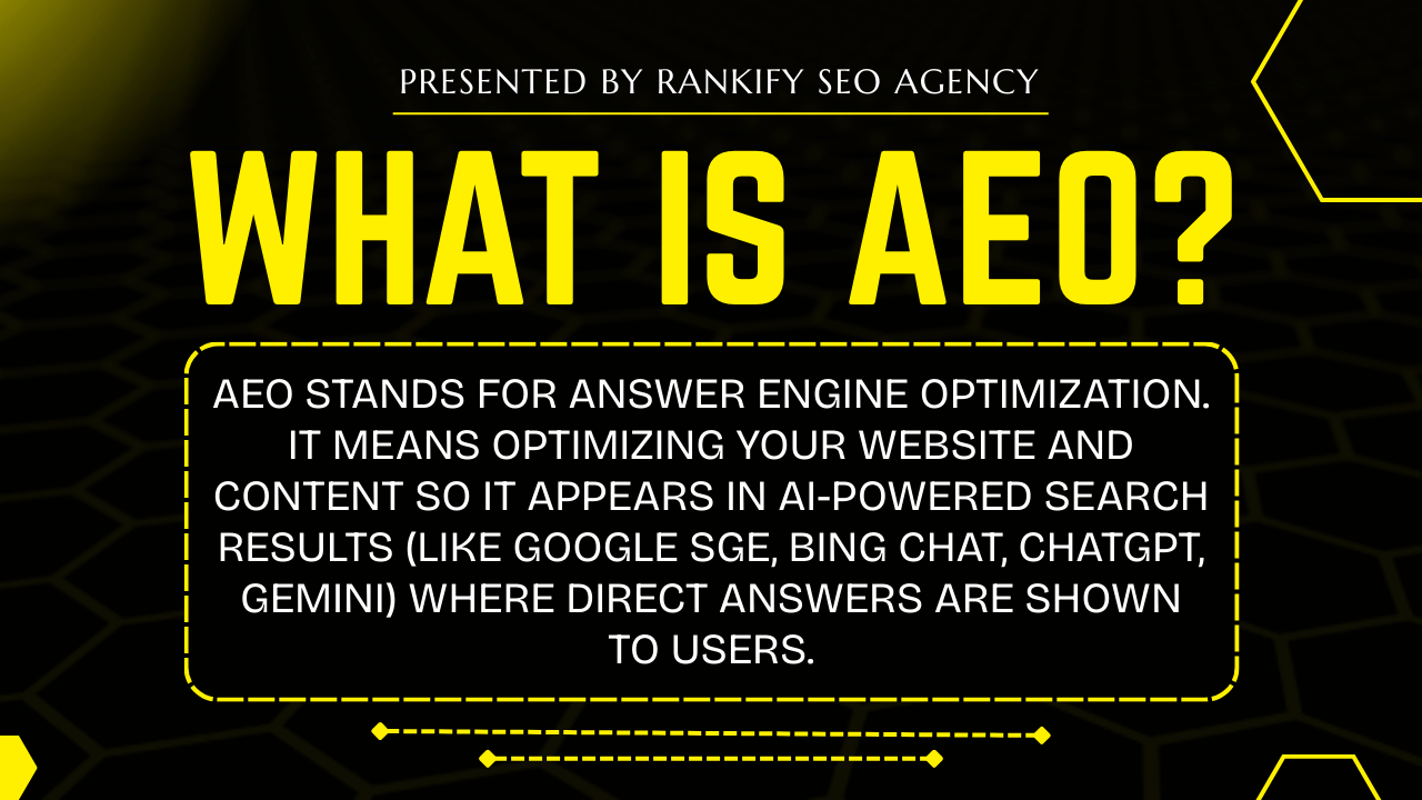 MONTHLY SEO PLUS AEO FUTURE SERVICE RANK YOUR SITE IN GOOGLE AND ANSWER ENGINES FUTURE SEO