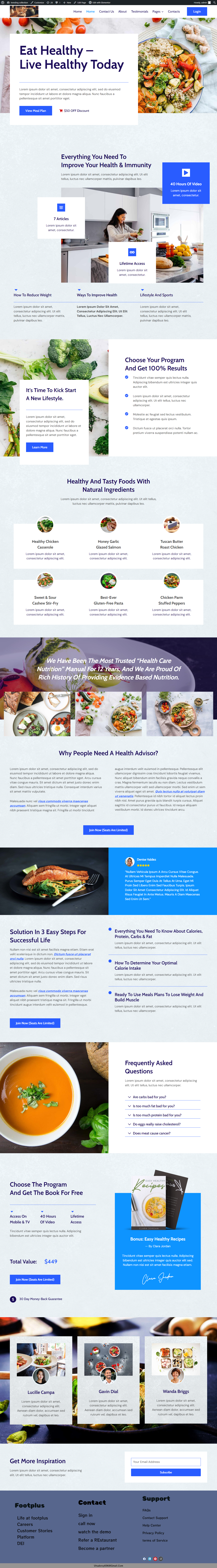 I will create modern responsive Wordpress website desing
