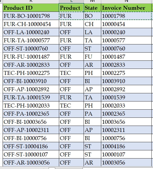 DATA Cleaning in Excel with Formulas
