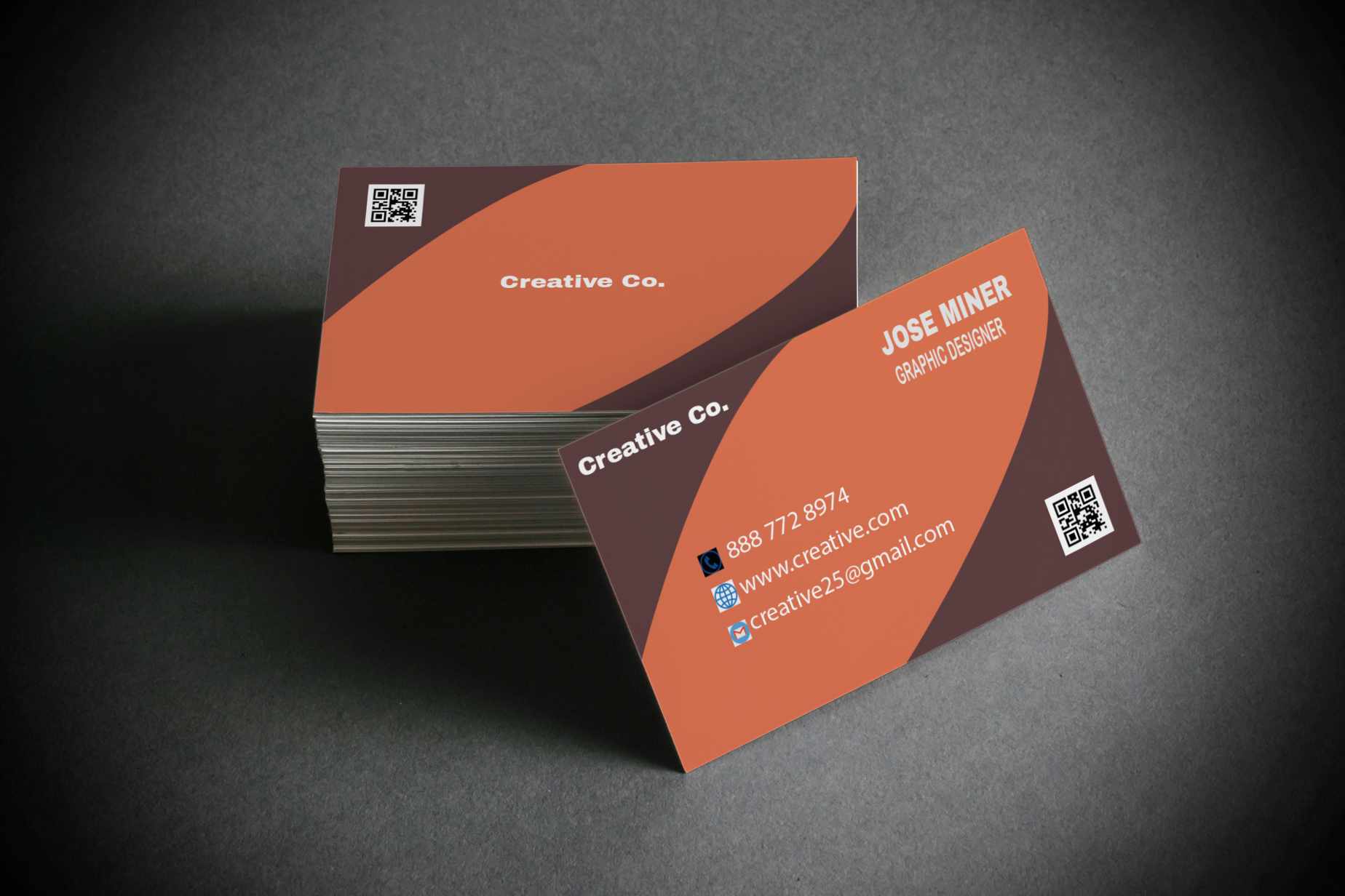 I will do provide professional business card design services for your company