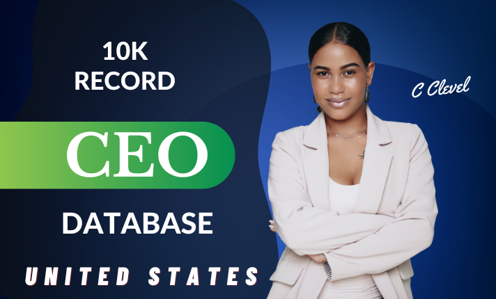 I Will Deliver You 10,000 United States CEO Active Emails Database List