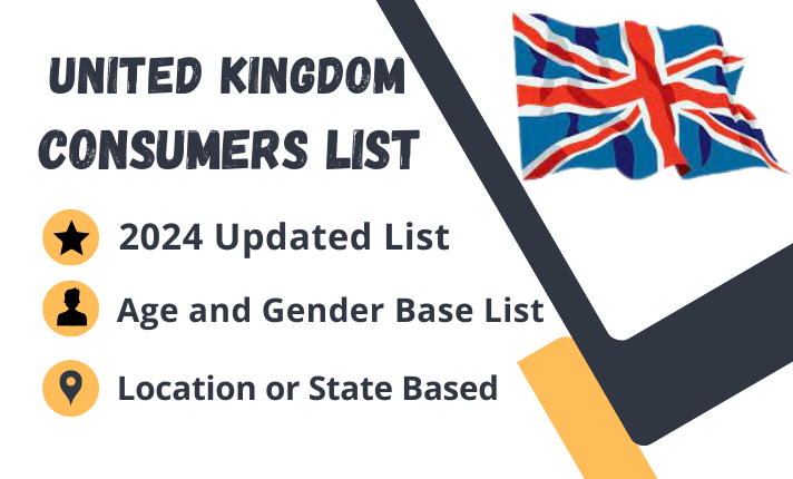 I Will Deliver 100K UK Consumers Email List Database Leads 2024 Updated