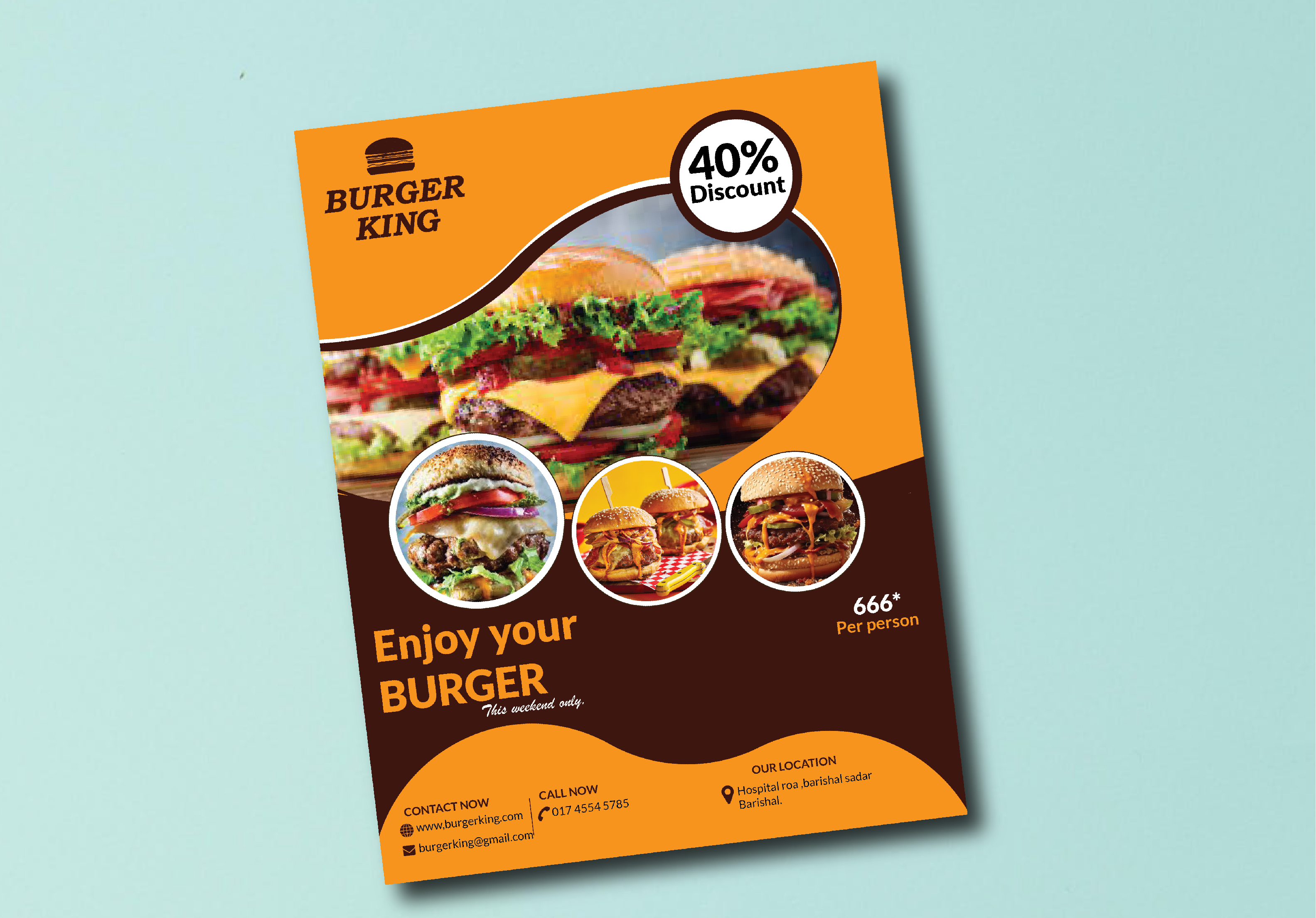 I will create a professional minimalist eye caching creative and modern flyer