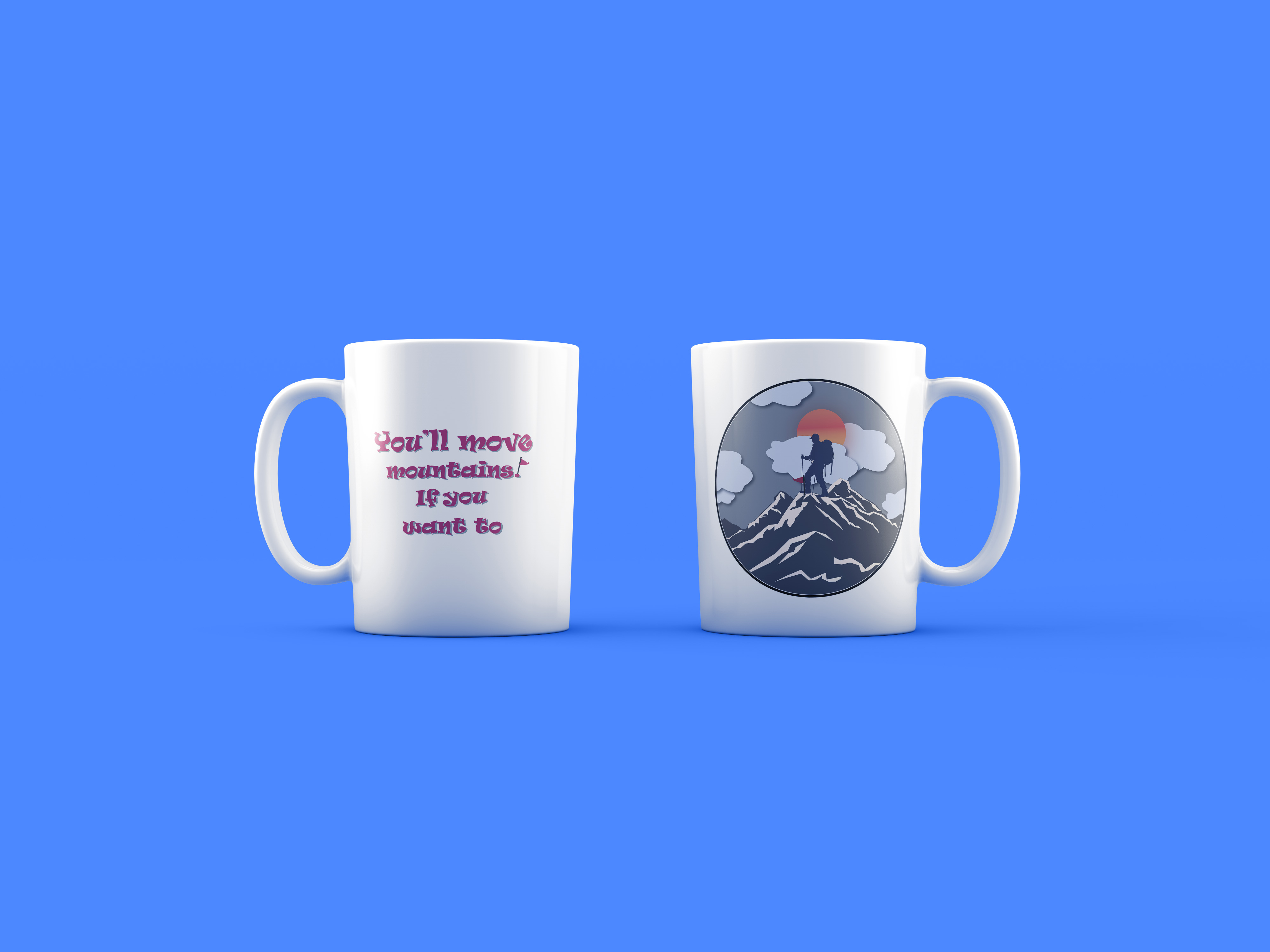I will design retro and modern or custom design T-shirt, professional custom design mug 