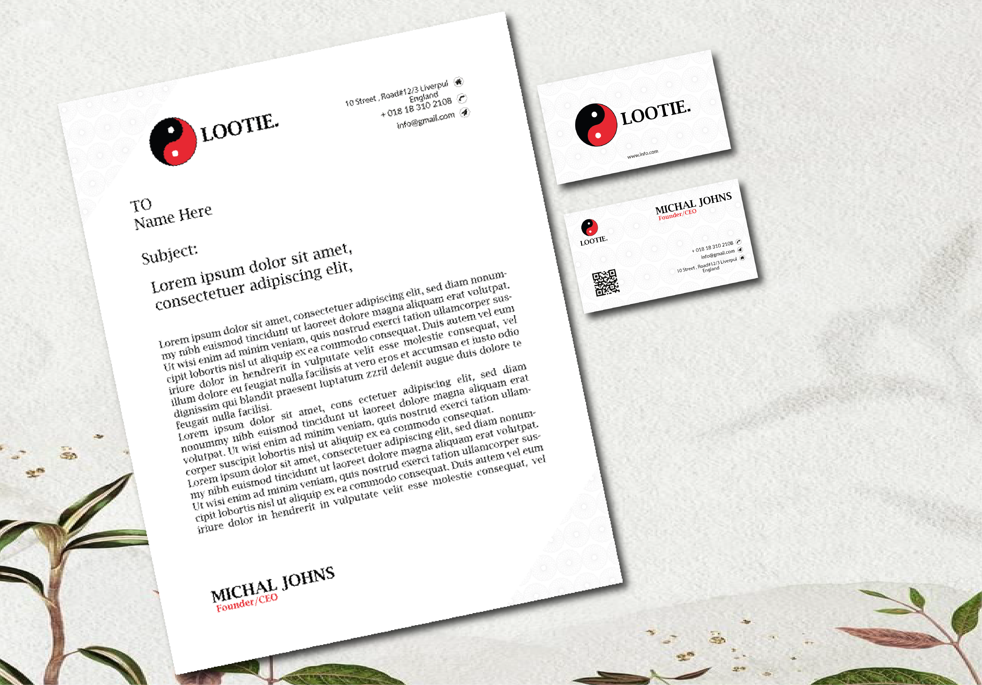 Branding for your business letterhead