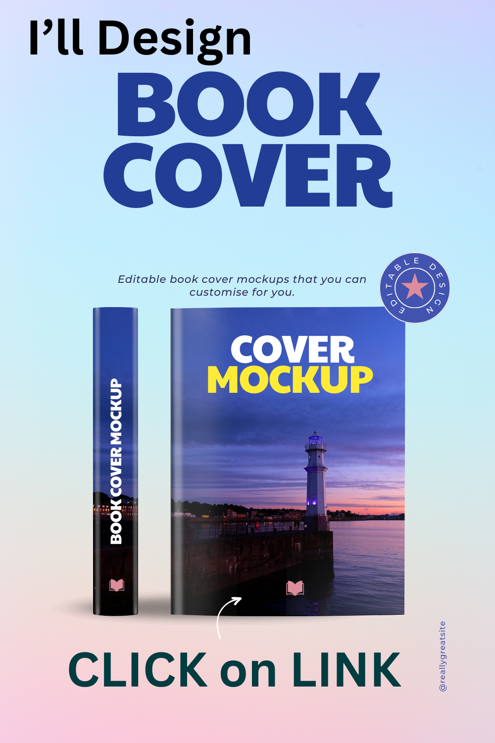I'll design a Professional Book/ebook Cover Design