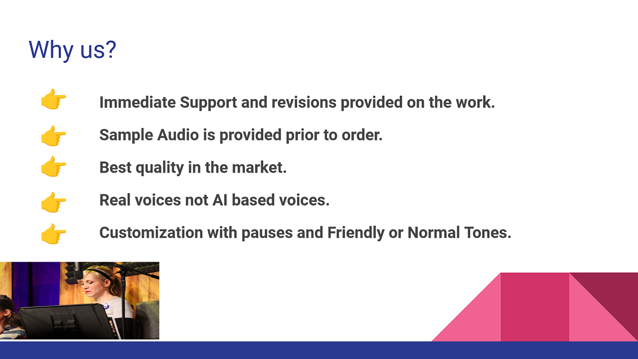 Premium Voice Over Service Text to Speech in Worlwide Languages