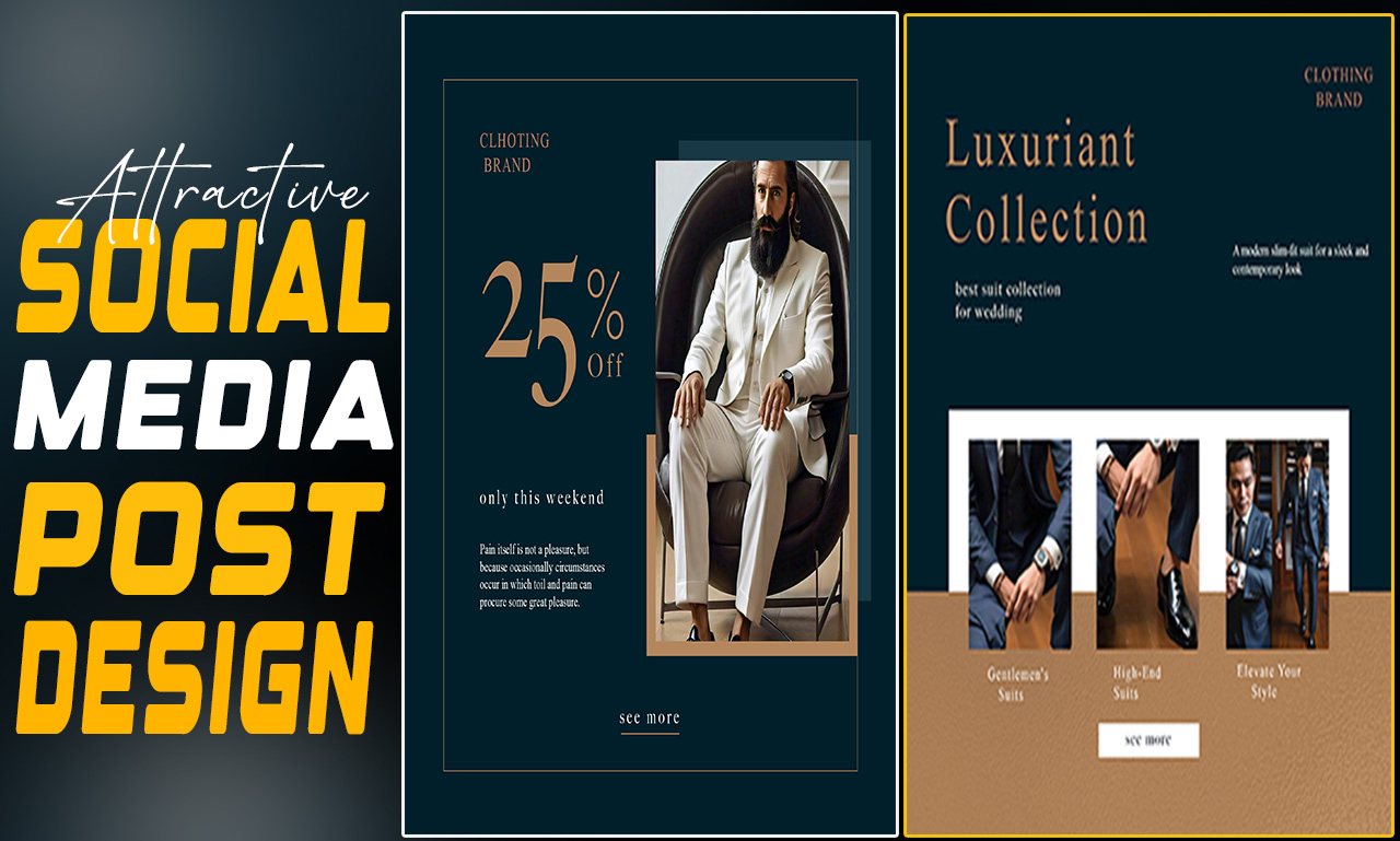  Design Professional Social Media POST ,Banner Ads