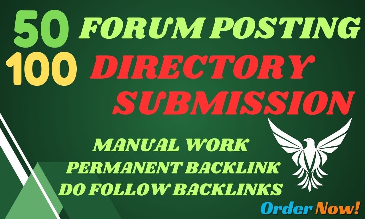 I will do Manual 150 High quality FORUM POSTING &...