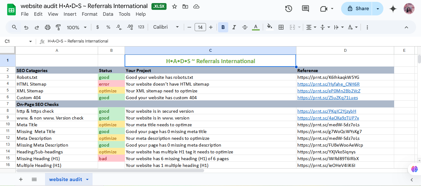 I will do SEO keyword research and website audit 