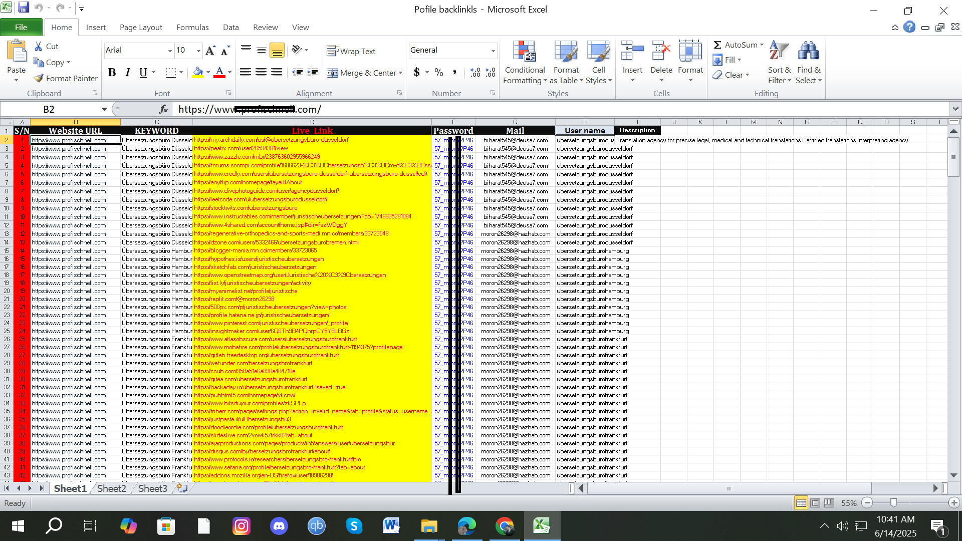 2025 Update UNIQUE 101 Profile backlinks DA 70-90+ High Authority Dofollow SEO Link building 