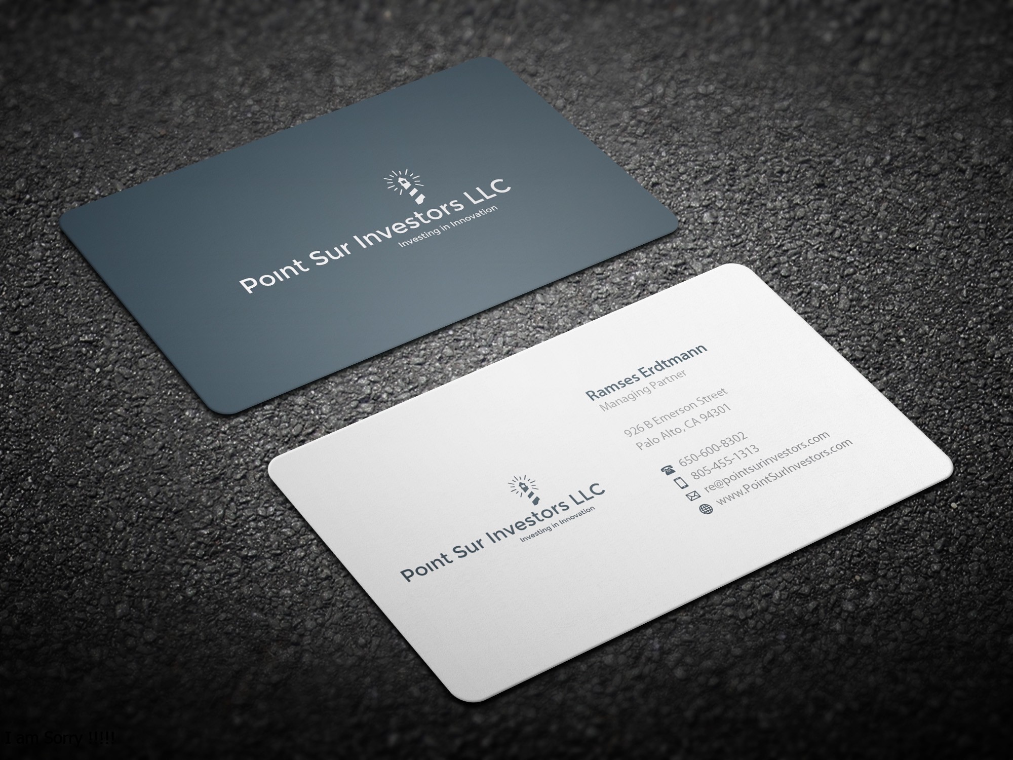 I will design minimal business card