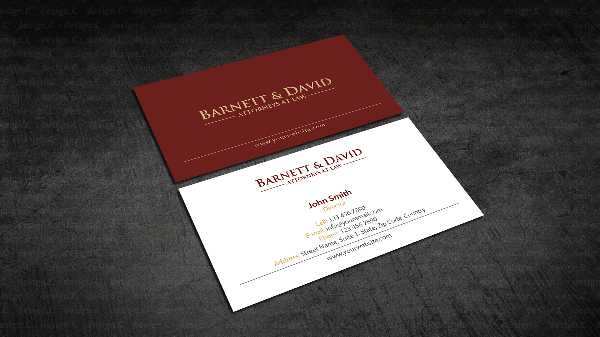 I will design minimal business card