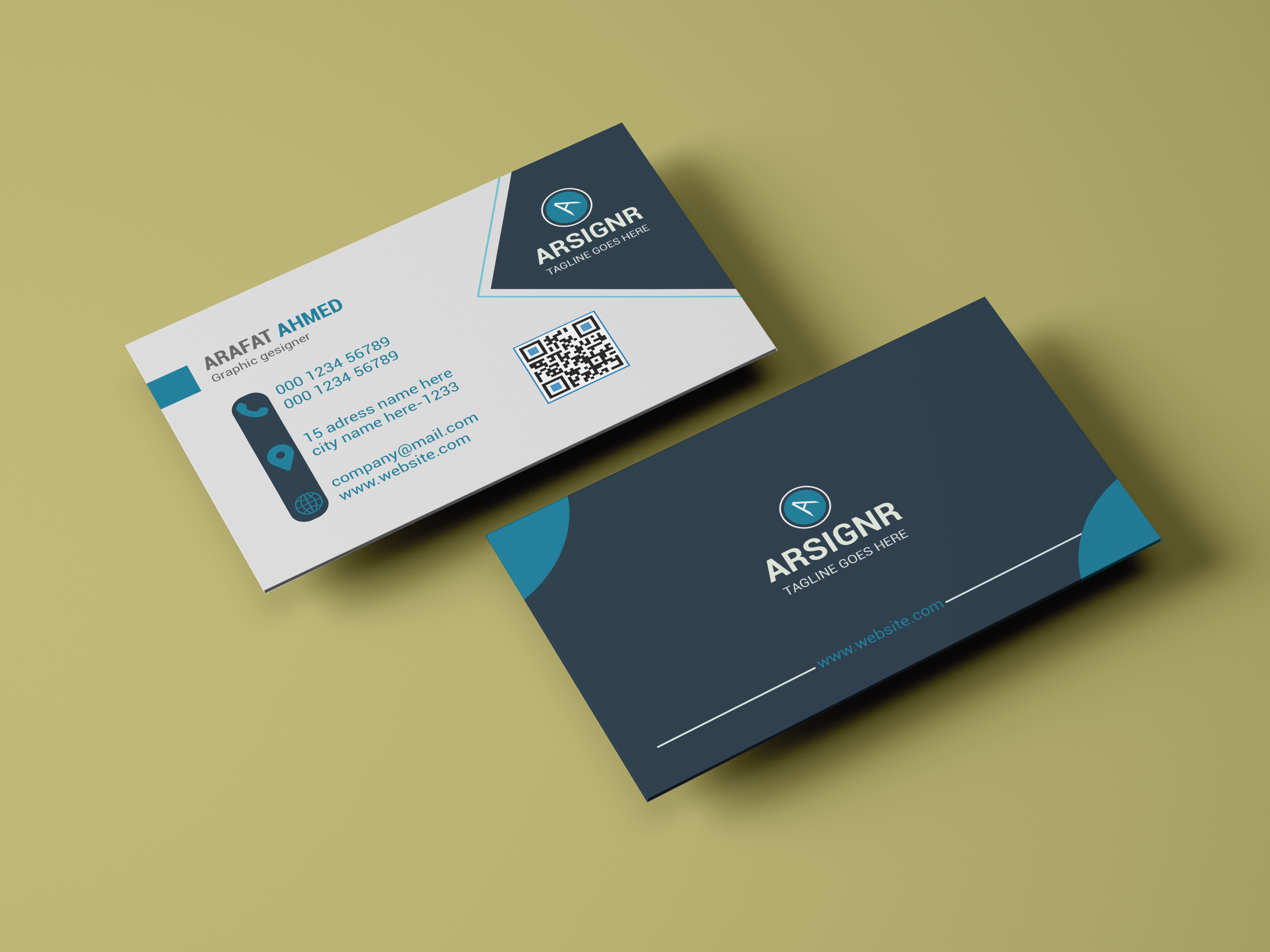 I will do Professional custom business card design services