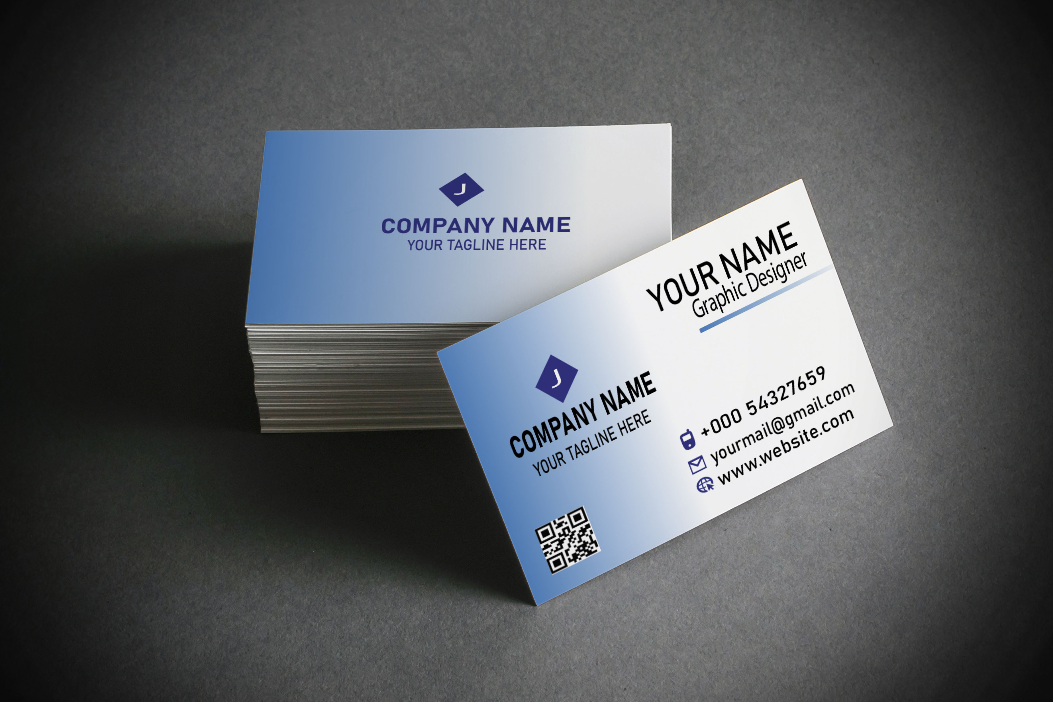 I will create unique modern luxury minimalist business card design