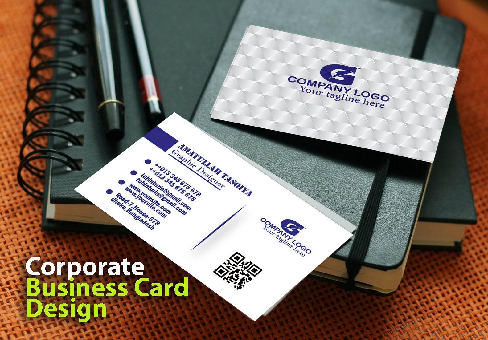 I will create Corporate Business Card Design within 12 Hours