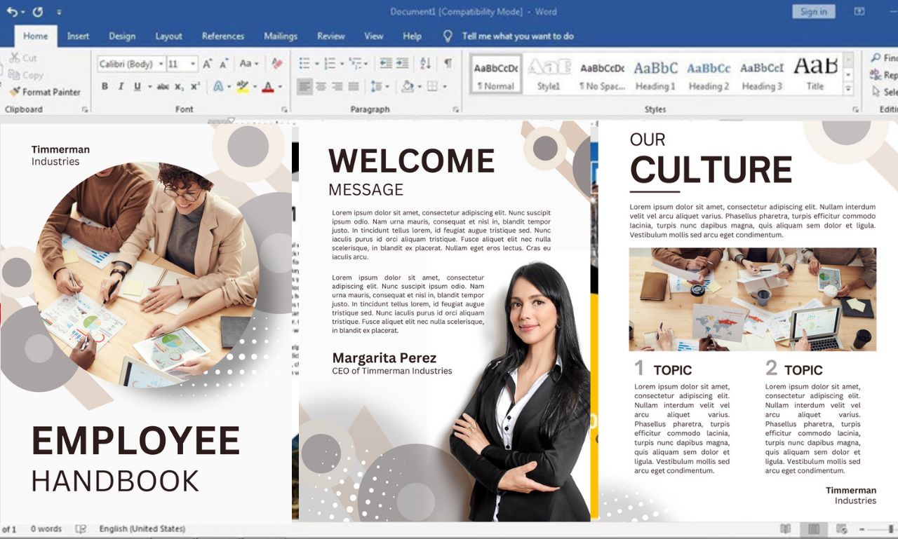 I will design, format, edit your word document, reports, workbook in canva 