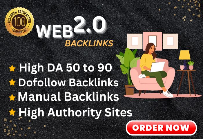 I will do high quality web 2 0 backlinks