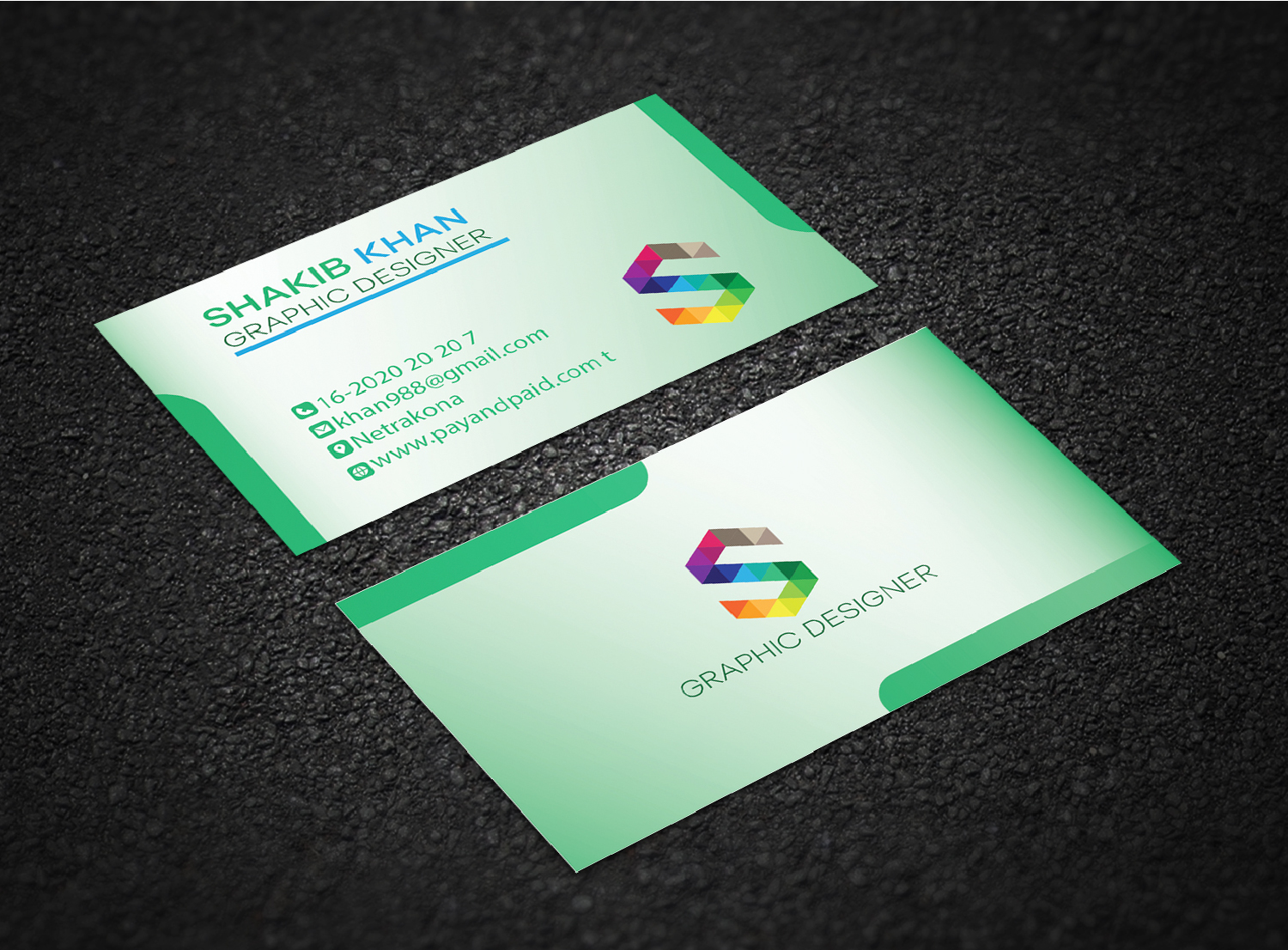 I will creative business card design for you
