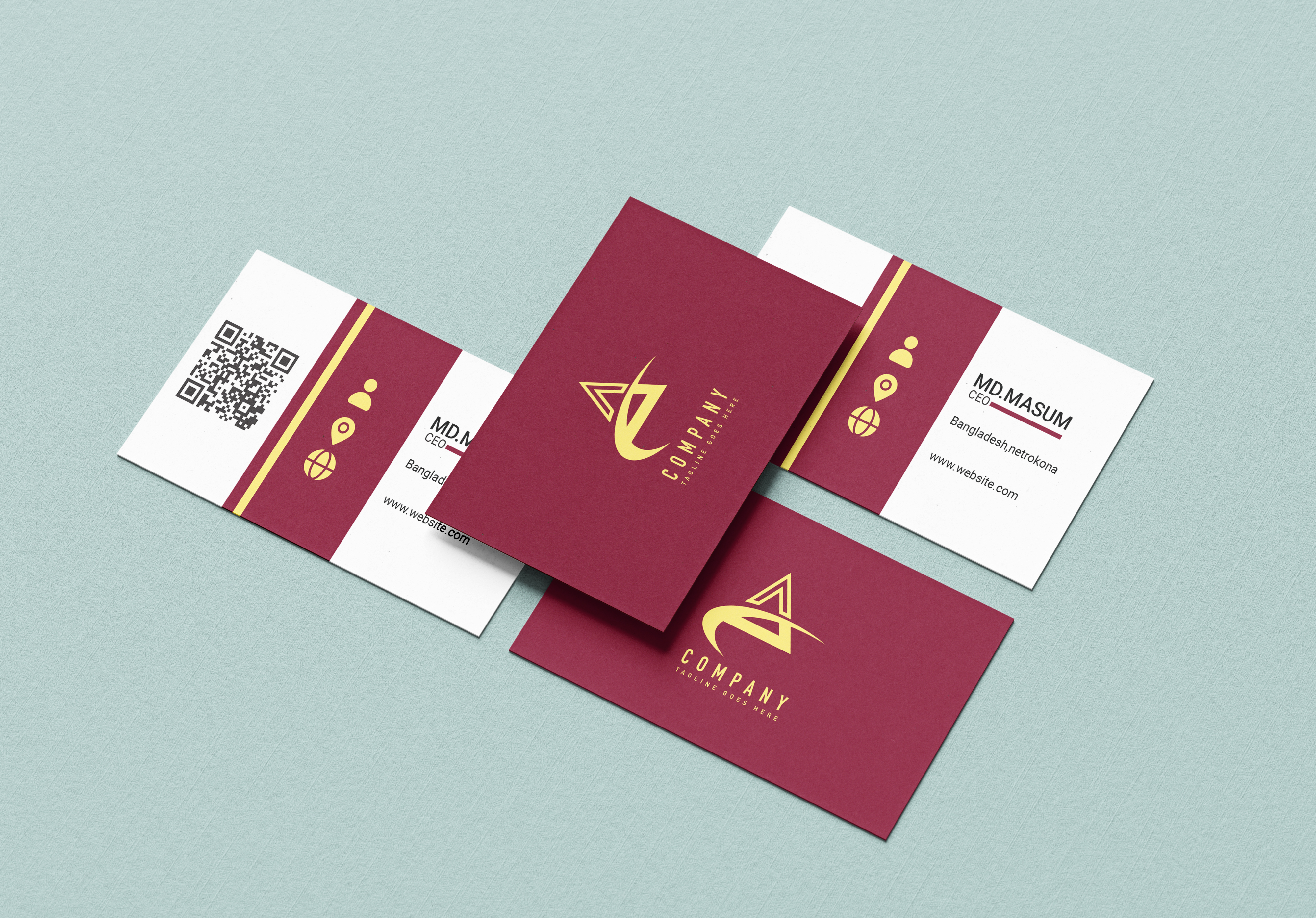 I will create your luxury and outstanding professional business card design